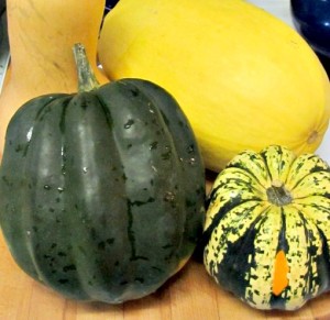4 kinds of squash - CSA - www.inhabitedkitchen.com