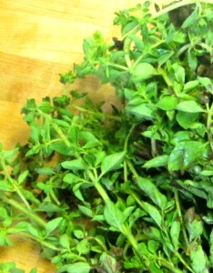 Add a little tomato paste and a lot of pureed herbs to create a hearty homemade salad dressing - www.inhabitedkitchen.com