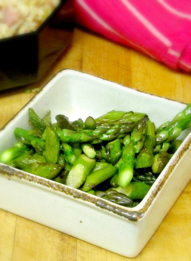 Saute asparagus, instead of steaming it, for an intense, sweet flavor - www.inhabitedkitchen.com