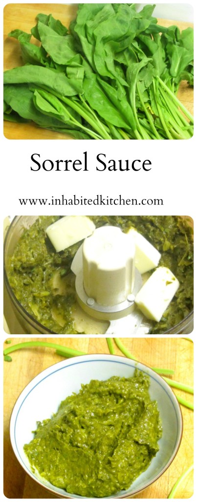 The bright, sour lemon flavor of sorrel makes it a perfect accent to plain fish or meat. www.inhabitedkitchen.com