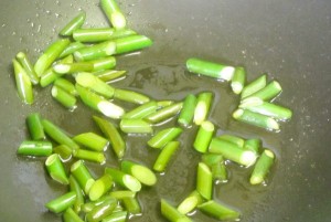 Simmer greens in broth and cook your eggs nestled right in them for a quick and easy meal of greens and eggs. www.inhabitedkitchen.com