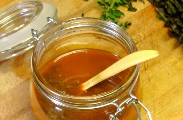 Add a little tomato paste and a lot of pureed herbs to create a hearty homemade salad dressing - www.inhabitedkitchen.com