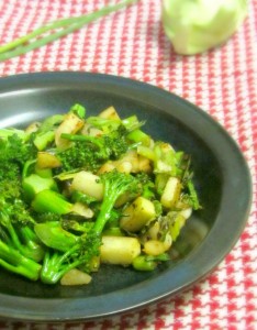 Pan sear young vegetables for a delicate crisp-tender burst of flavor. - www.inhabitedkitchen.com