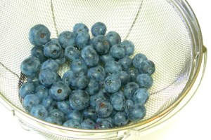 Blueberry Almond Pudding - Fresh berries nestled in creamy almond flavored pudding, with the slight crunch of almond meal. A perfect sugar free dessert. www.inhabitedkitchen.com