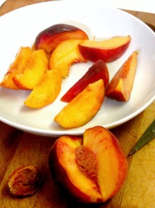 Luscious, rich, sweet without added sugar, peach shortcake - and gluten free, as well - a wonderful summer treat! www.inhabitedkitchen.com