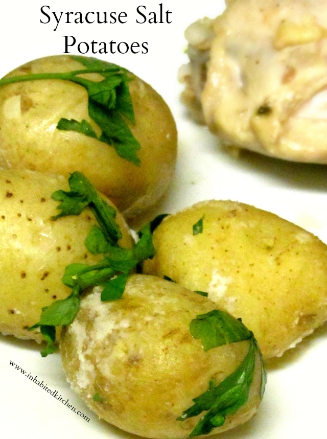 Syracuse Salt Potatoes - born as a laborer's quick lunch, become a Central New York fair ground classic. Creamy, moist, and delicious! www.inhabitedkitchen.com