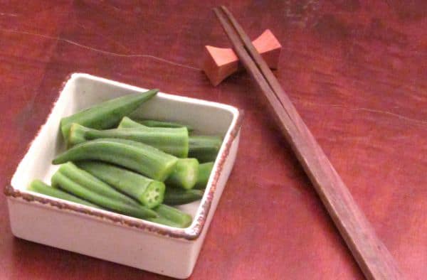 Flash Cooked Okra
