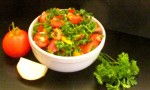 Salsa Fresca (without cilantro) A simple sauce that comes together quickly from raw vegetables to add interest to the plainest meal. www.inhabitedkitchen.com