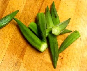 Quickly cook tender, delicious okra whole so that it isn't slimy!