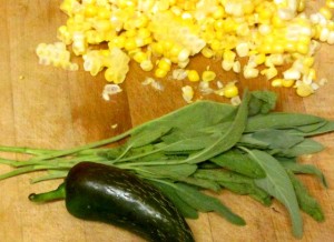 Creamy corn and leek soup - gluten free and vegan, and perfect for the first cool nights at the end of summer! www.inhabitedkitchen.com