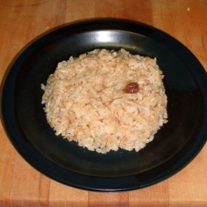 Planning for meals - Cooked Rice