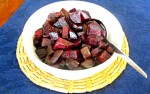 Oven roasted beets - simple, uncomplicated, and delicious! Serve hot as a vegetable side dish, or cold as a winter salad.