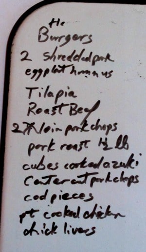 Freezer Planning - a freezer stocked with vegetables and meat (cooked or not) makes meal preparation easy. 