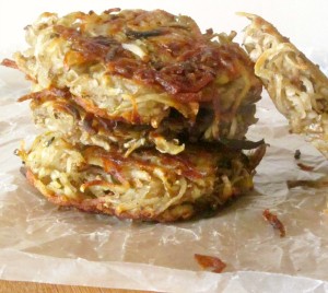 Potato pancakes - or latkes - are traditional for both Hanukkah and Christmas for people from Eastern European cultures - and they are delicious! 