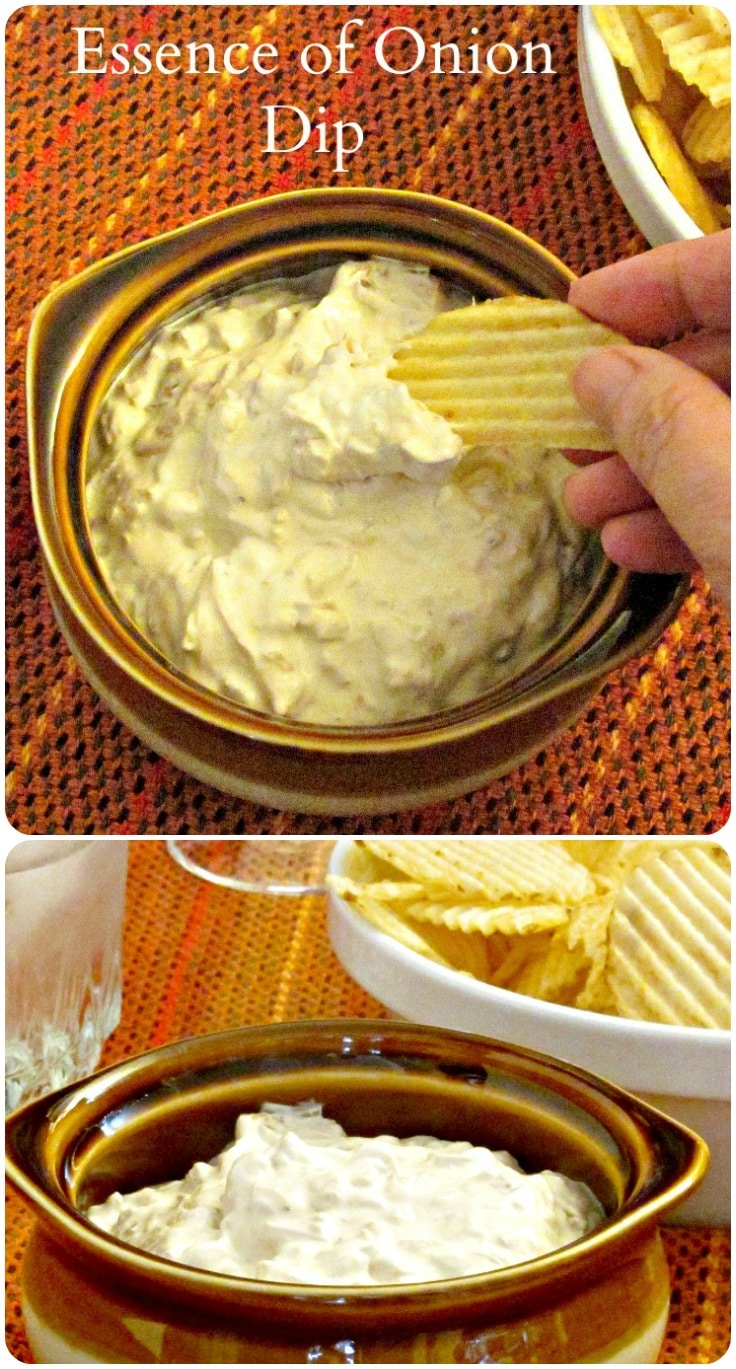 An updated, natural version of the onion dip we all grew up with - sweetly and intensely onion.