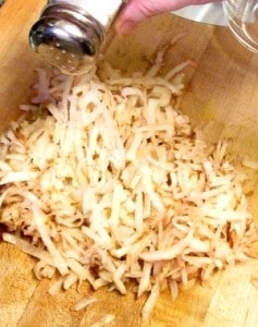 Homemade Hash Browns - easy and very inexpensive to make at home, with total control over quality. 