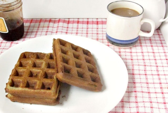 Orange Cardamom Waffles