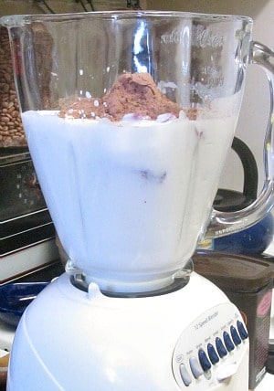 Start the day with a Chocolate Strawberry Protein Shake for breakfast! Easy and fast, but feels luxurious. 