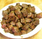 Brown several pounds of beef cubes and then freeze them. They are ready to drop right into a slow cooker without fuss, but with the delicious flavor.
