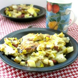 Use the last of the roast (ham, beef, whatever) to make hash, then stretch it with eggs - a classic and delicious way to use leftover meat. 