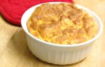 Cheesy Potato Puff - essentially a simplified souffle - is made with pantry staples. A perfect foil for fresh Spring vegetables.