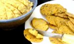 Inspired by hummus, but made with peanuts and chickpeas, this firm spread with the texture of a vegan pate is wonderful on crackers or sandwiches.