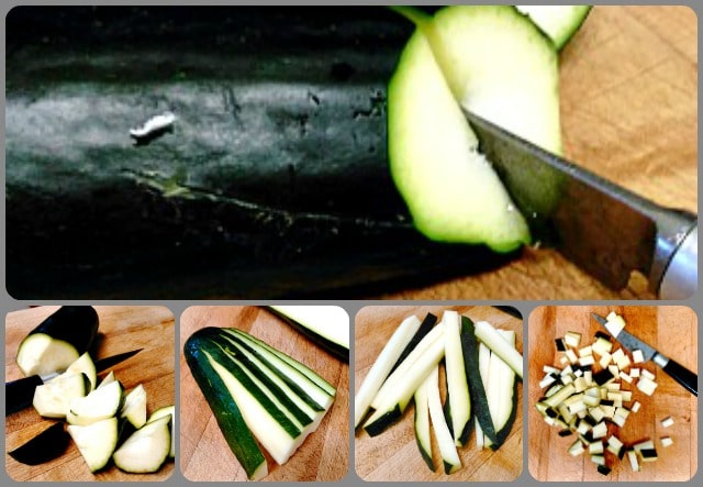 Zucchini Fans and Knife Skills