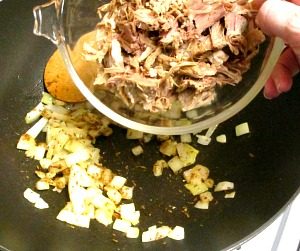 Protein Flip - a term for moving meat and other animal protein from the center of our attention to the side, as in this recipe for Red Beans with Pork.