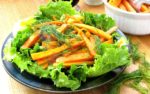 Lightly cooked, tender crisp carrots, marinated for flavor, perfect to add to salads, or alone as a side dish!