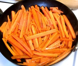 Lightly cooked, tender crisp carrots, marinated for flavor, perfect to add to salads, or alone as a side dish! 