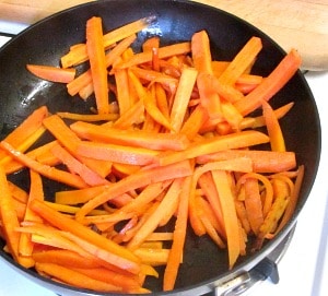 Lightly cooked, tender crisp carrots, marinated for flavor, perfect to add to salads, or alone as a side dish! 