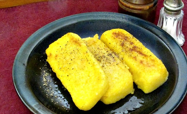 Quick Cooking Polenta From Cornmeal- Fast And Easy