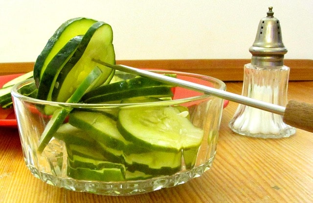 Super Simple Cucumber Salad is perfect for the hot, hazy, lazy days of summer!