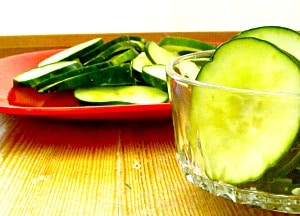 Super Simple Cucumber Salad is perfect for the hot, hazy, lazy days of summer!
