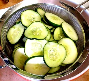 Super Simple Cucumber Salad is perfect for the hot, hazy, lazy days of summer!