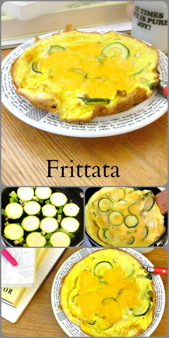 Fast and easy, frittata makes a perfect quick meal for one or two people, when you don't have time to cook. 