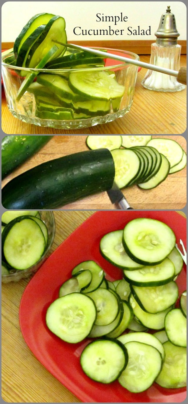 Super Simple Cucumber Salad is perfect for the hot, hazy, lazy days of summer! 