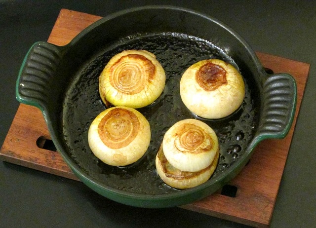 Enjoy these lovely roasted onions - elegant enough for a holiday, easy enough for everyday, and a breeze to make ahead and reheat! 