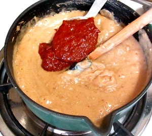 Fix this quick chipotle peanut sauce very easily, and then keep it on hand to use in many recipes! 