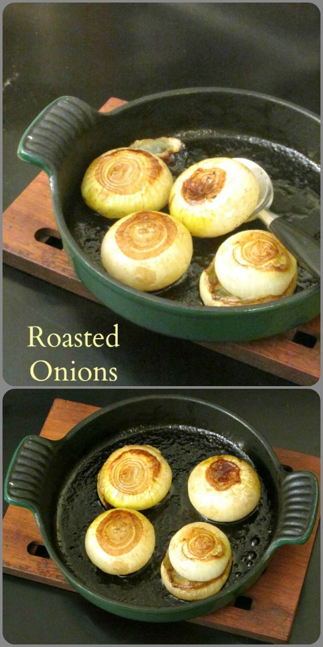 Enjoy these lovely roasted onions - elegant enough for a holiday, easy enough for everyday, and a breeze to make ahead and reheat! 