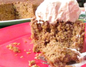 Gluten free gingerbread that even I can eat, as it is also whole grain, and free of added sugar! And still definitely gingerbread...