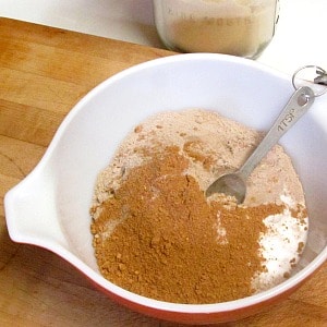 Gluten free gingerbread that even I can eat, as it is also whole grain, and free of added sugar! And still definitely gingerbread...