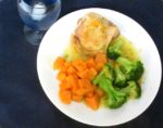 Make this fast one pot meal of chicken, sweet potatoes and vegetables! A delicious easy dinner!