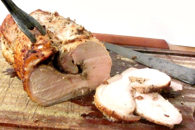 Serve an elegant, but surprisingly easy, rolled and spiced pork roast, with a delicious gluten free seasoning!