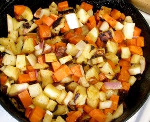 When you don't have the time to roast a big pan of vegetables, these pan roasted root vegetables are faster and easier, and also delicious!