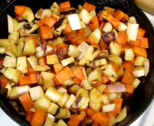 When you don't have the time to roast a big pan of vegetables, these pan roasted root vegetables are faster and easier, and also delicious!