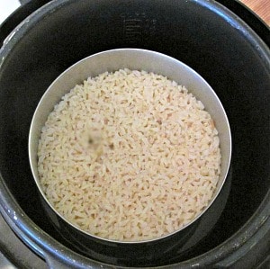 Use the pressure cooker for brown rice - half an hour, start to finish!