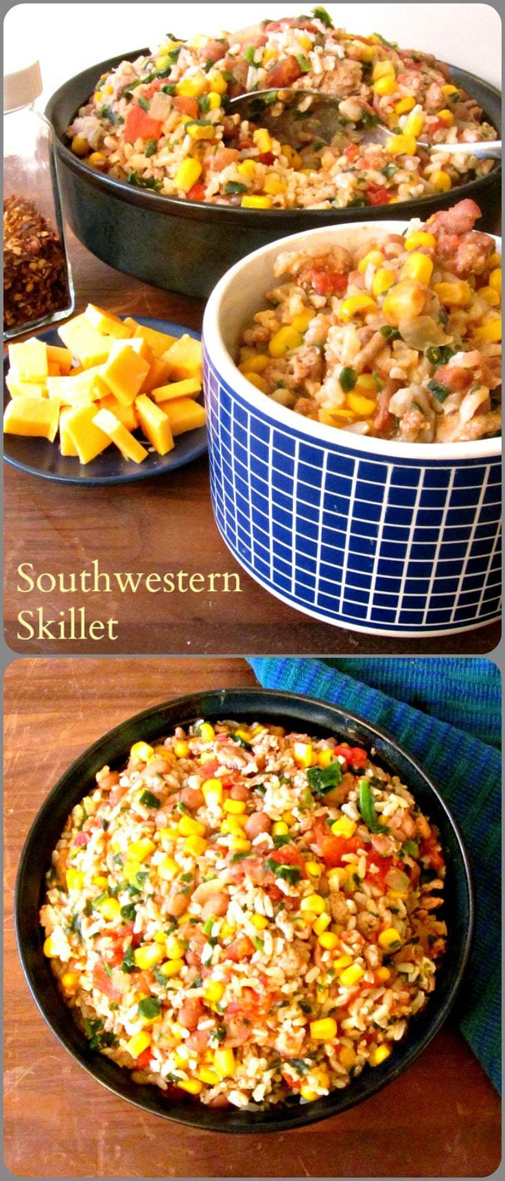 This quick and easy one pot skillet dinner has changed since my mother made something similar, and is now gluten free, but just as easy and tasty! 