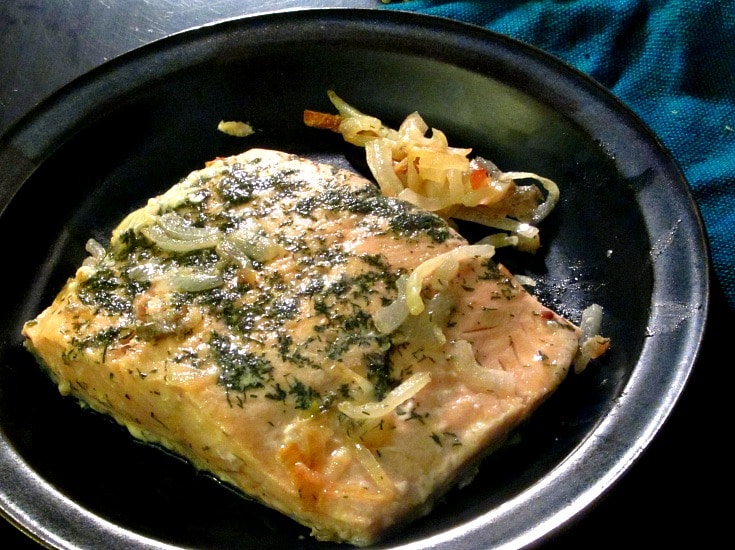 Super Simple Dill Salmon cooks in 15 - 20 minutes. A terrific weekday dinner! 