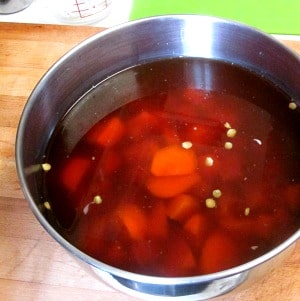 Lentil Soup in a pressure cooker - fast, easy, and delicious, Great for warm days and chilly nights - don't heat up the kitchen! 